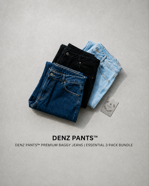 Pack of 2 - DENZ Pants™ Premium Baggy Jeans