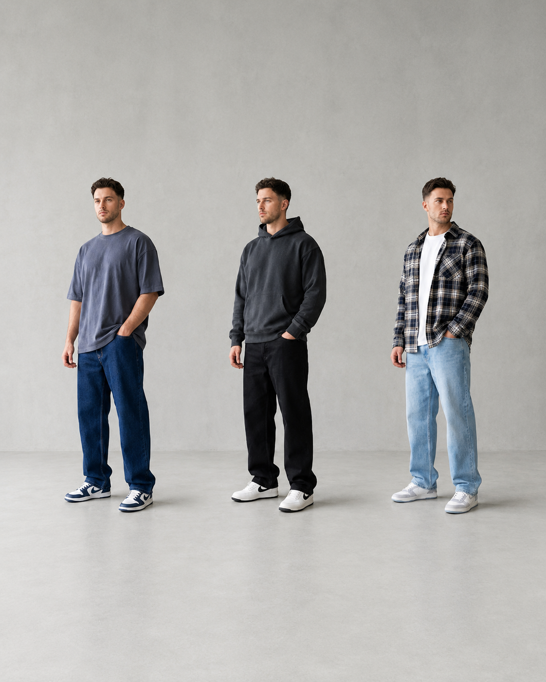 Pack of 2 - DENZ Pants™ Premium Baggy Jeans