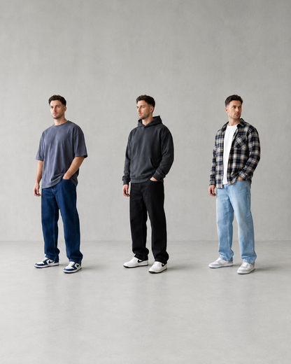 Pack of 2 - DENZ Pants™ Premium Baggy Jeans
