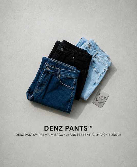 Pack of 2 - DENZ Pants™ Premium Baggy Jeans